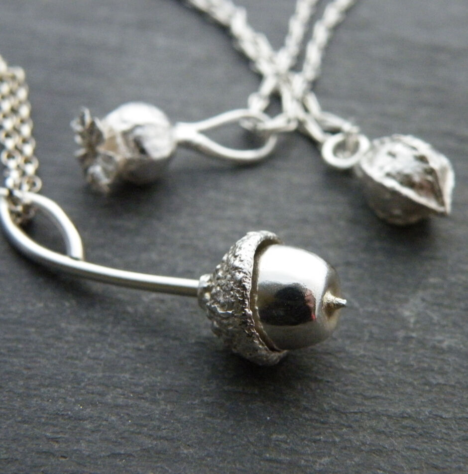 Pendants cast from nature