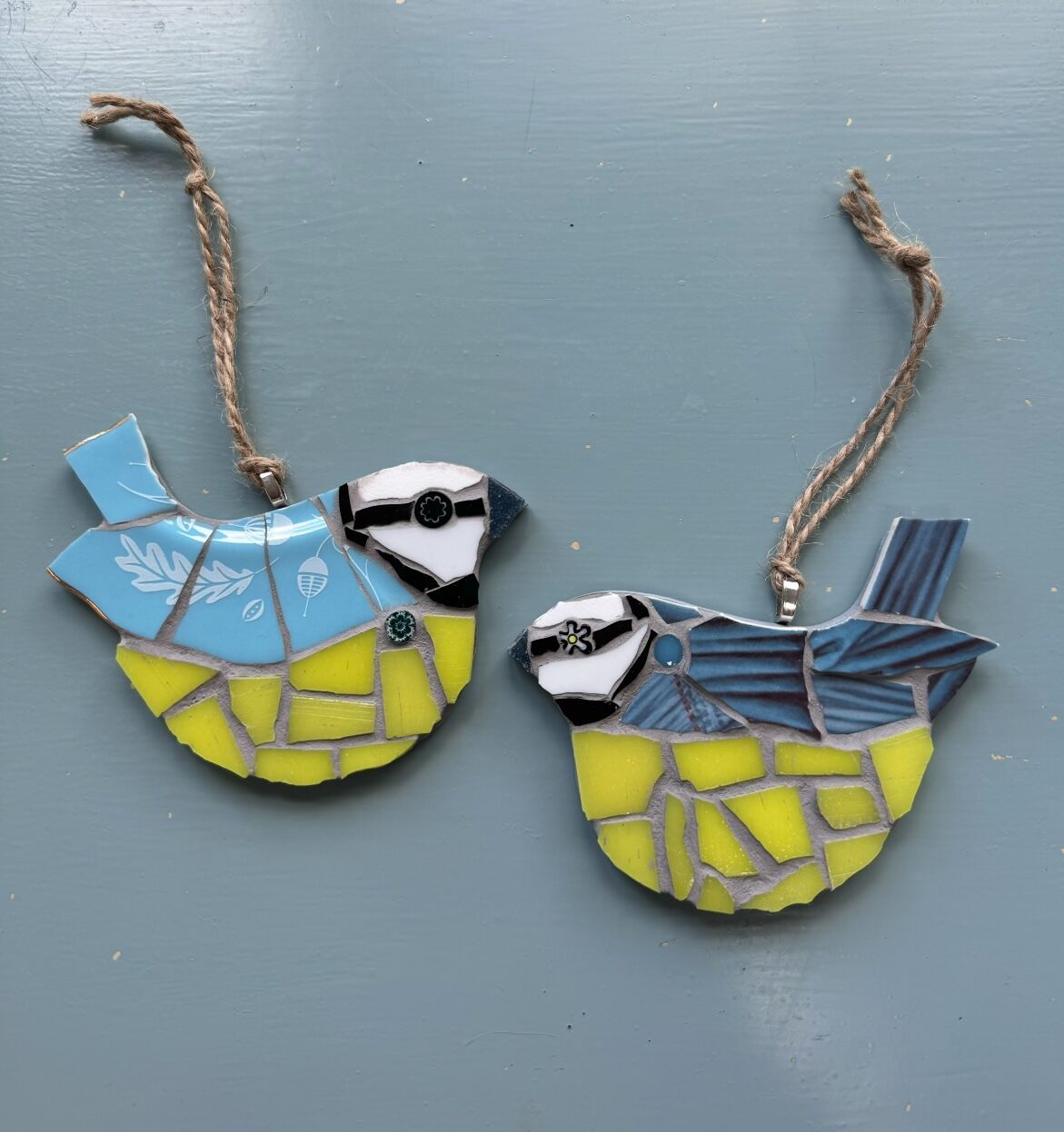 Bluetits Pair