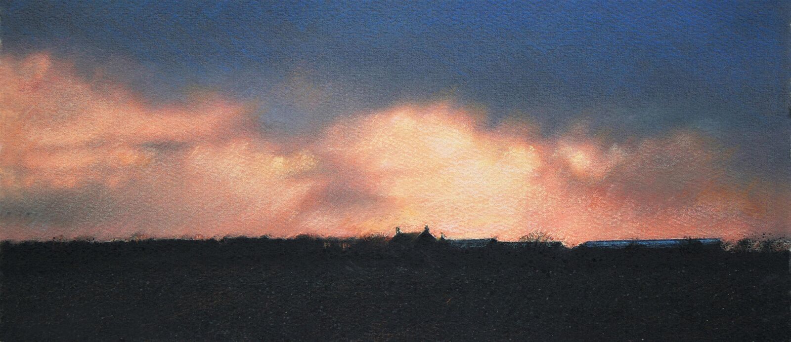 Evening Farm View near Little Harrowden