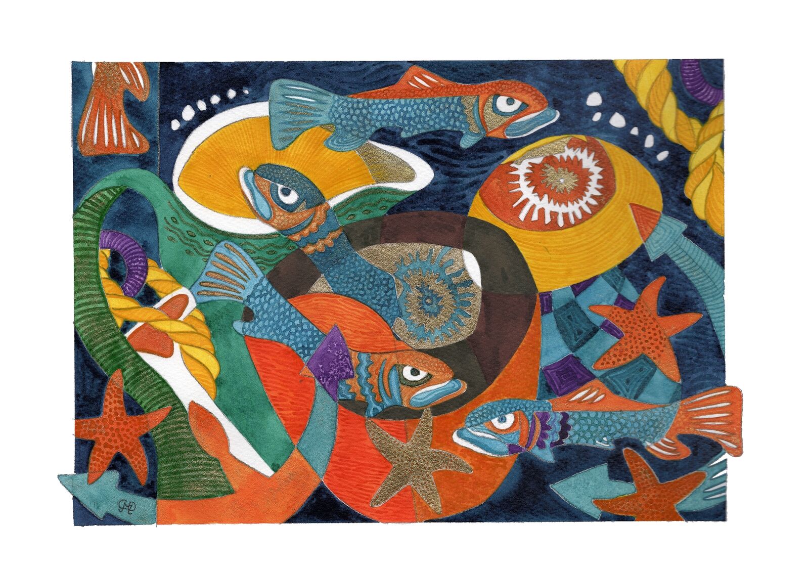 FISH STILL LIFE