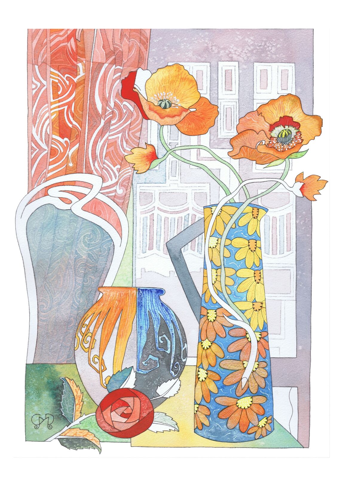 ART DECO STILL LIFE