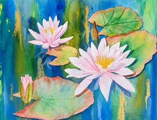 Summer pond by Marlene Snee