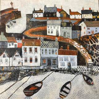 Waiting for the morning tide by Katy Burdett