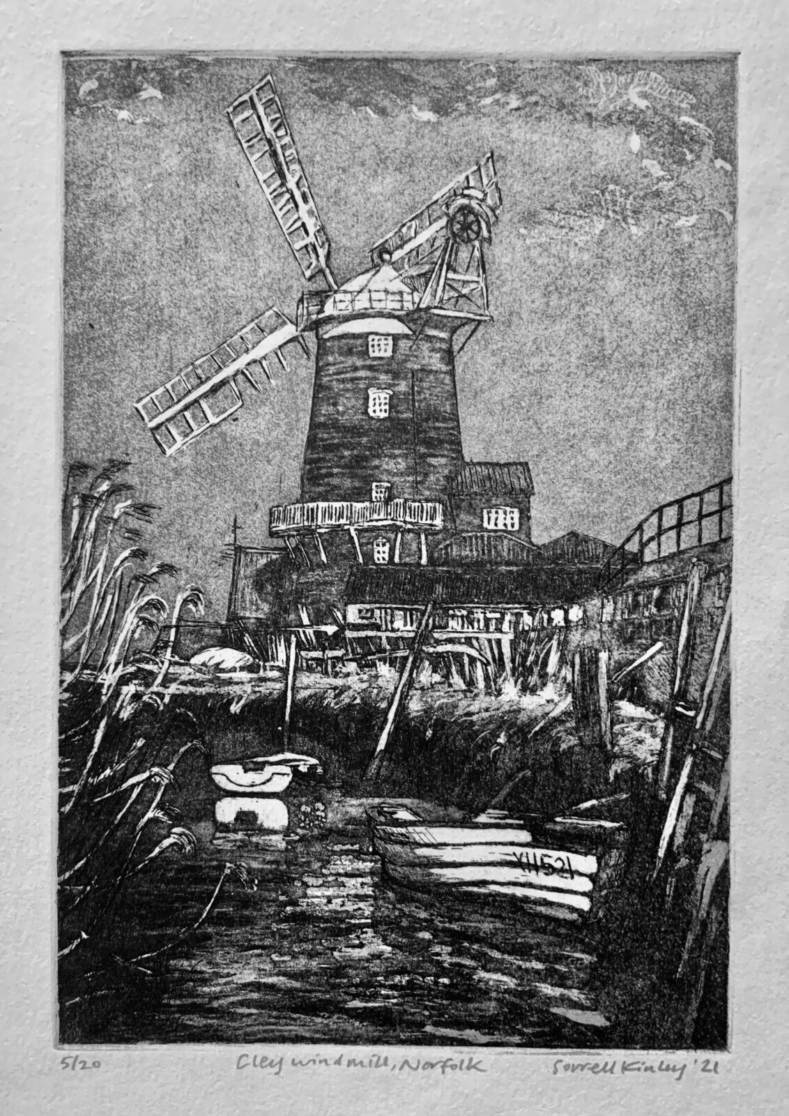 Cley Windmill, Norfolk by Sorrell Kinley