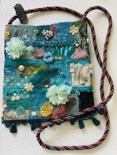 Turquoise bag by Ilze Smith