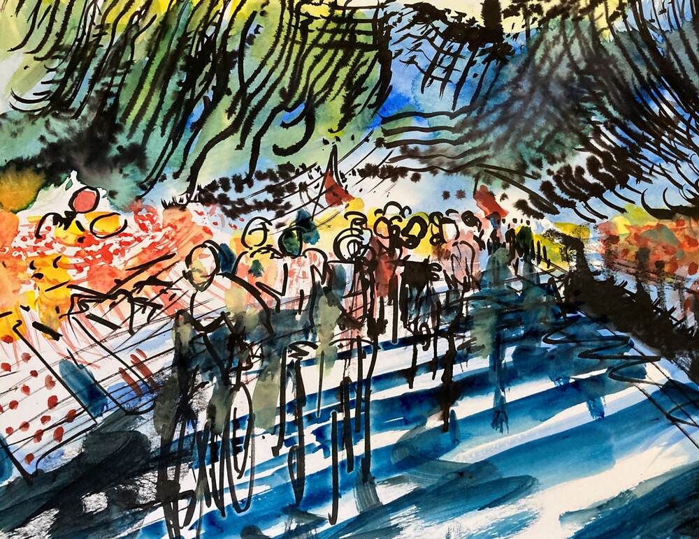 Afternoon shadows