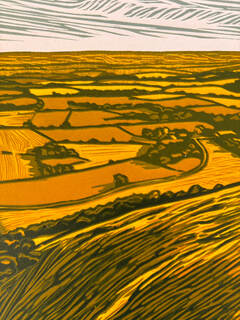 Ditchling Beacon View by Sorrell Kinley