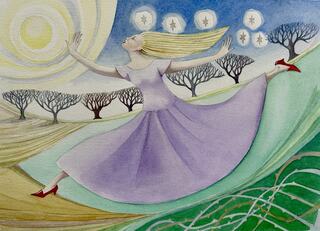 The Red Shoes by Angela Hooton