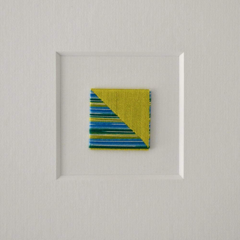 The Windings Series 1: Lime green / cobalt blue & green