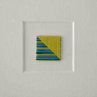 The Windings Series 1: Lime green / cobalt blue & green by Bonnie Kirkwood