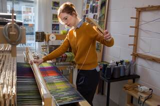 Bonnie in her studio
