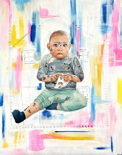 Playtime Before Work by P N Clin