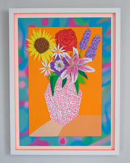 A Vase Fit For Foam Flowers by Holly Cheek