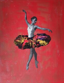 Ballerina - Red by Mark James 909 Art