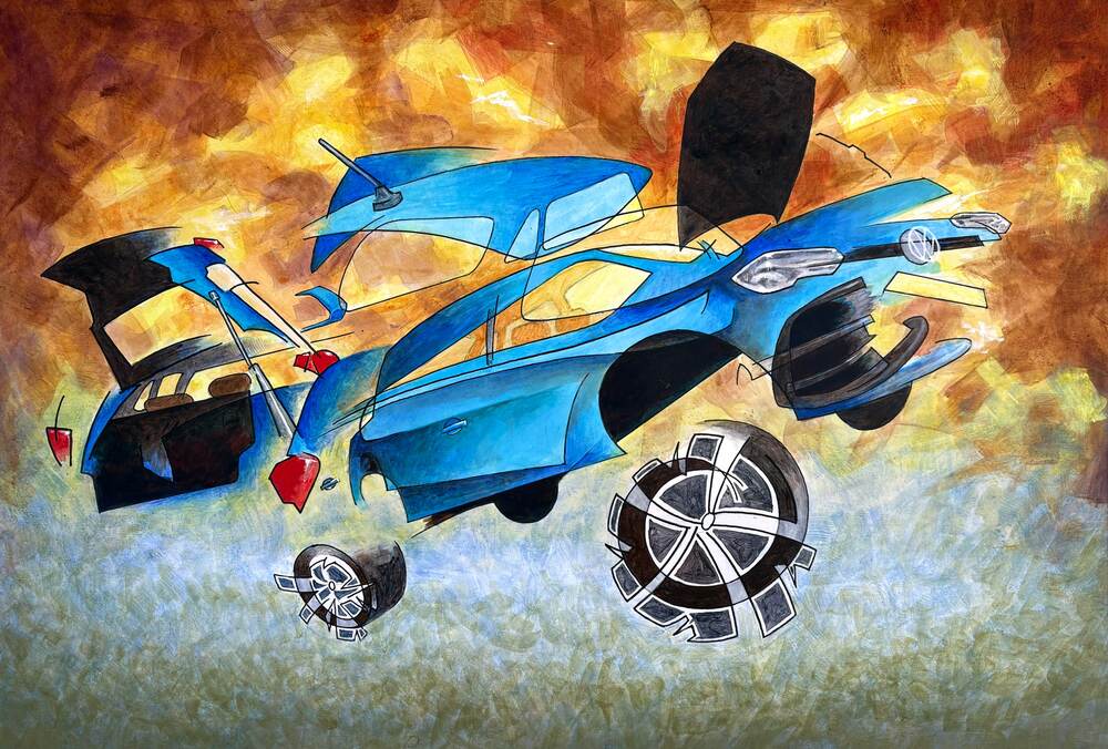 Leaping Transdimensional Car
