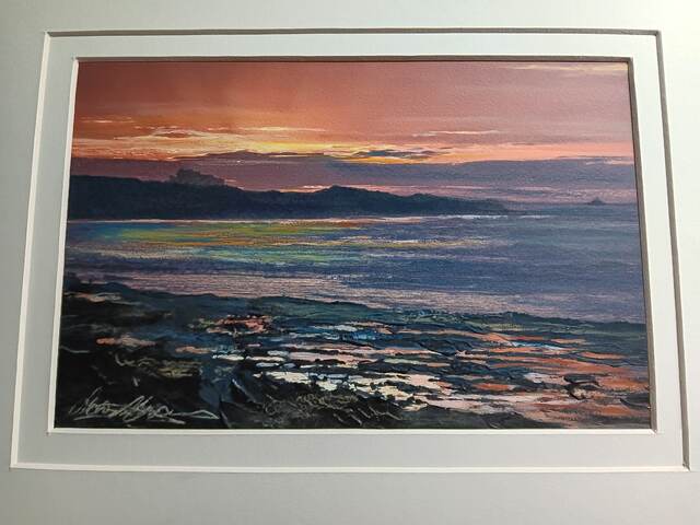 Bamburgh Castle Sunset I (Landscape)