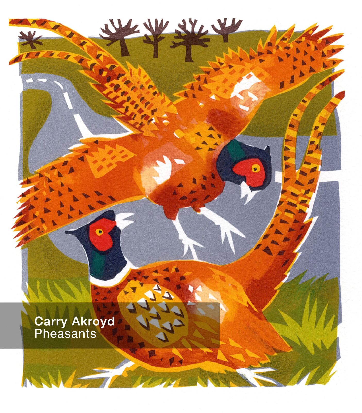 Pheasants by Carry Akroyd