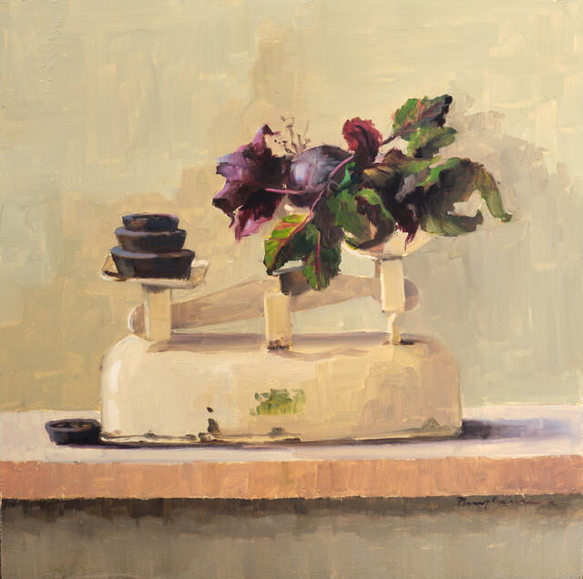 Beetroot on scalesUntitled