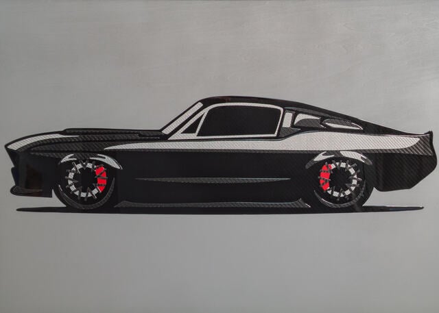 Carbon Mustang