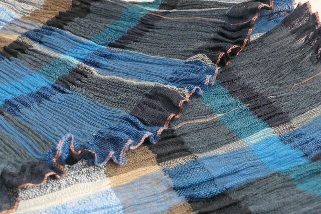 Suzanne Townshend blue collapse weave