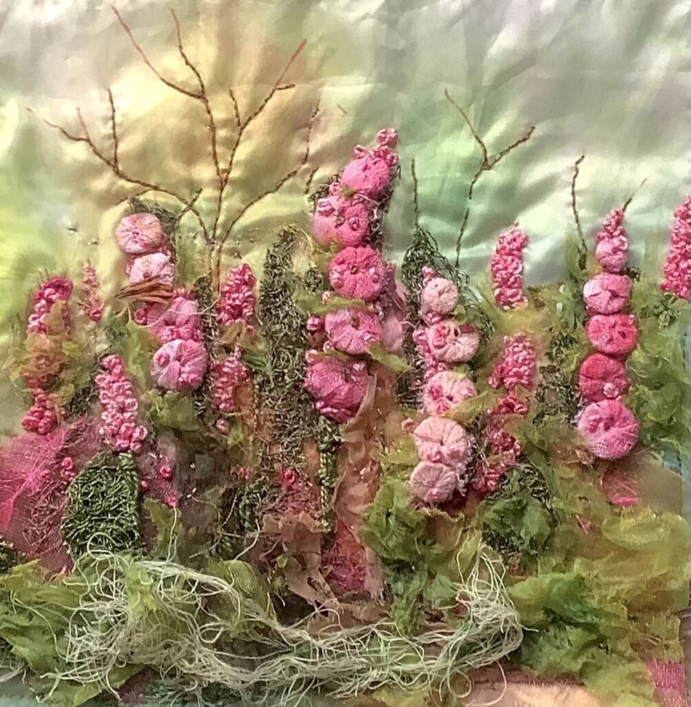 Hollyhock patch