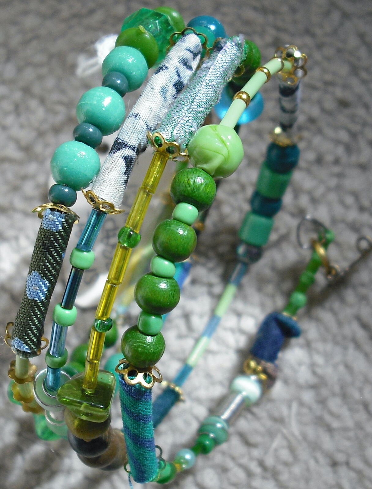 mixed bead bracelet