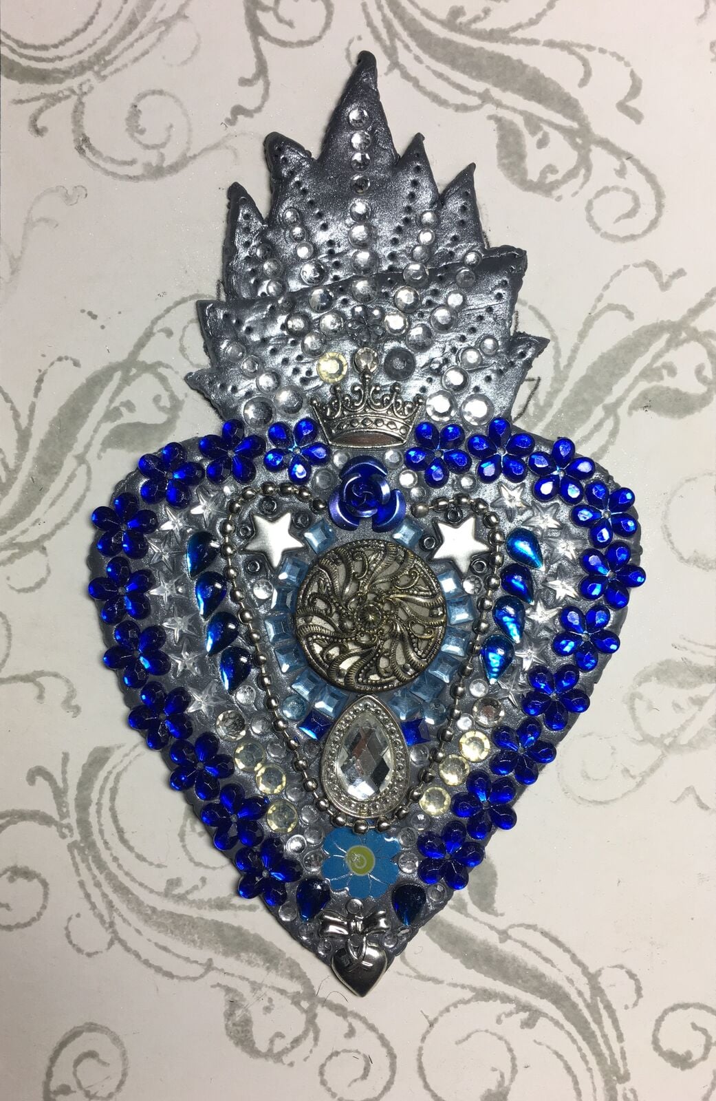 blue heart shrine