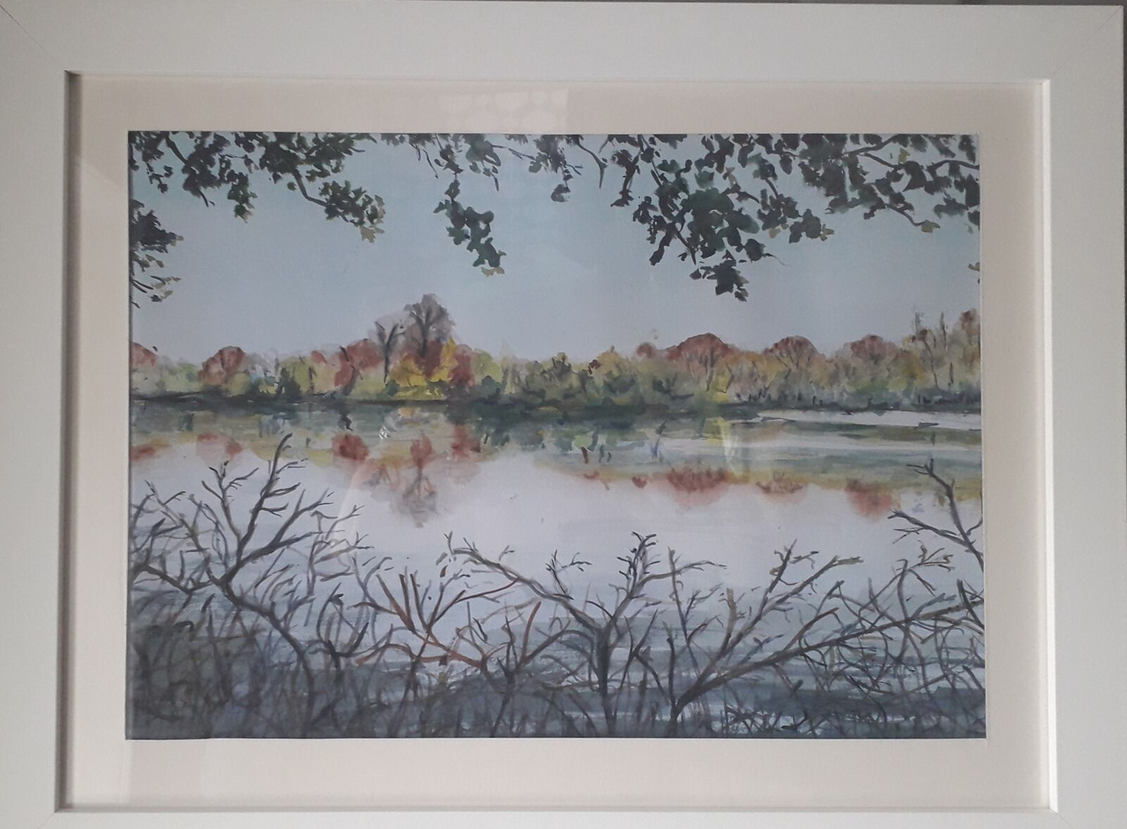 Lake at Renishaw.