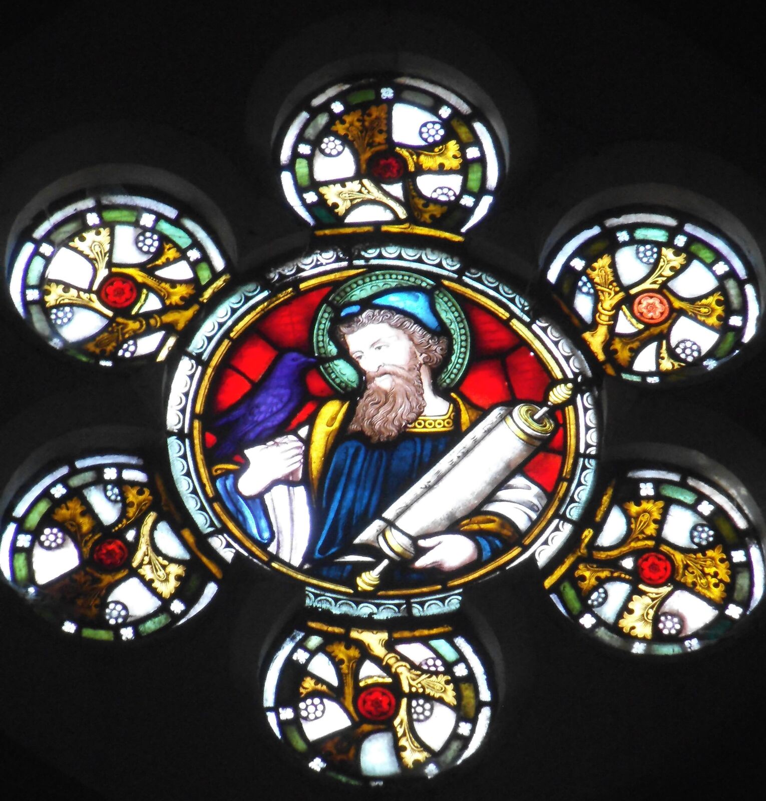 Rose window restoration