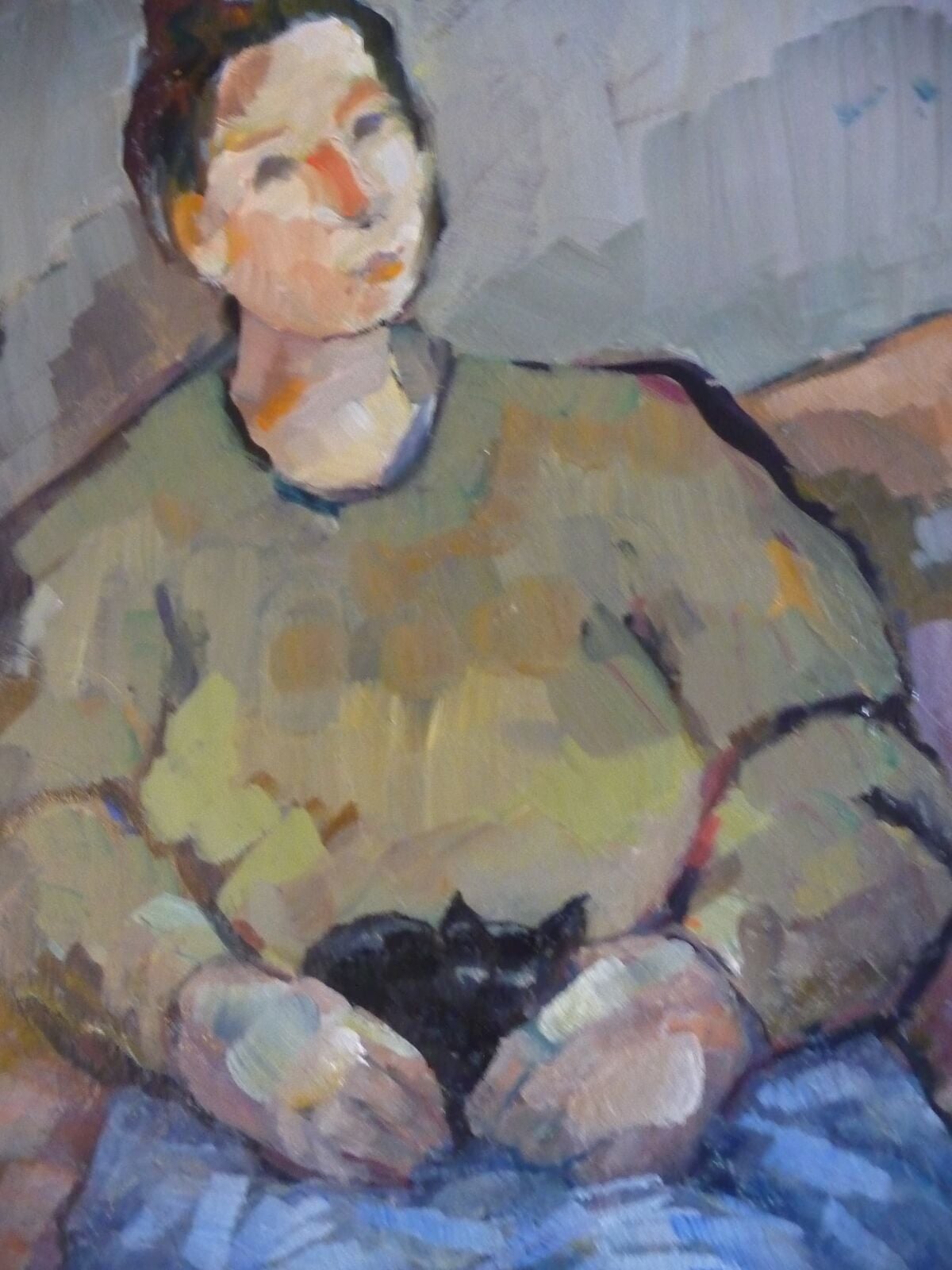 Woman with Cat