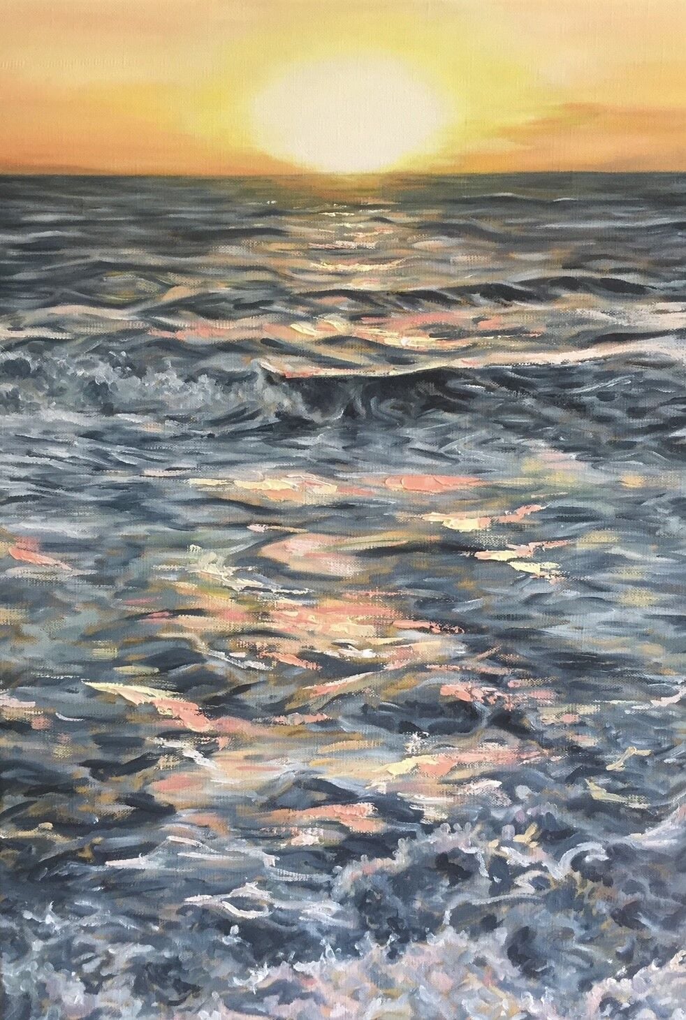 Sunset at Westward Ho!