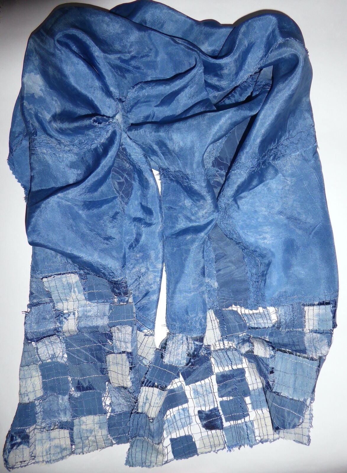 indigo scarf