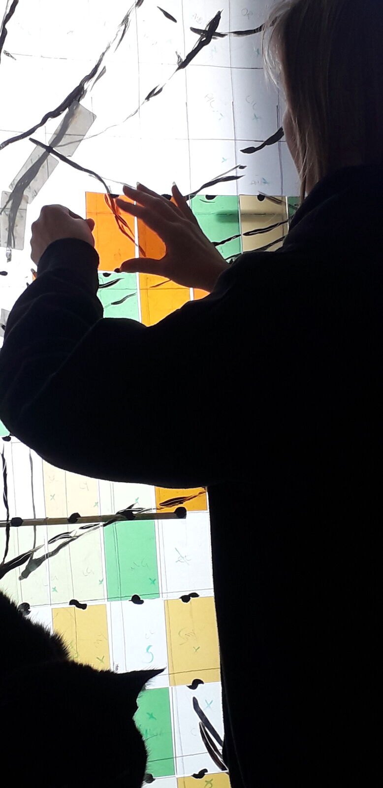 under supervision..