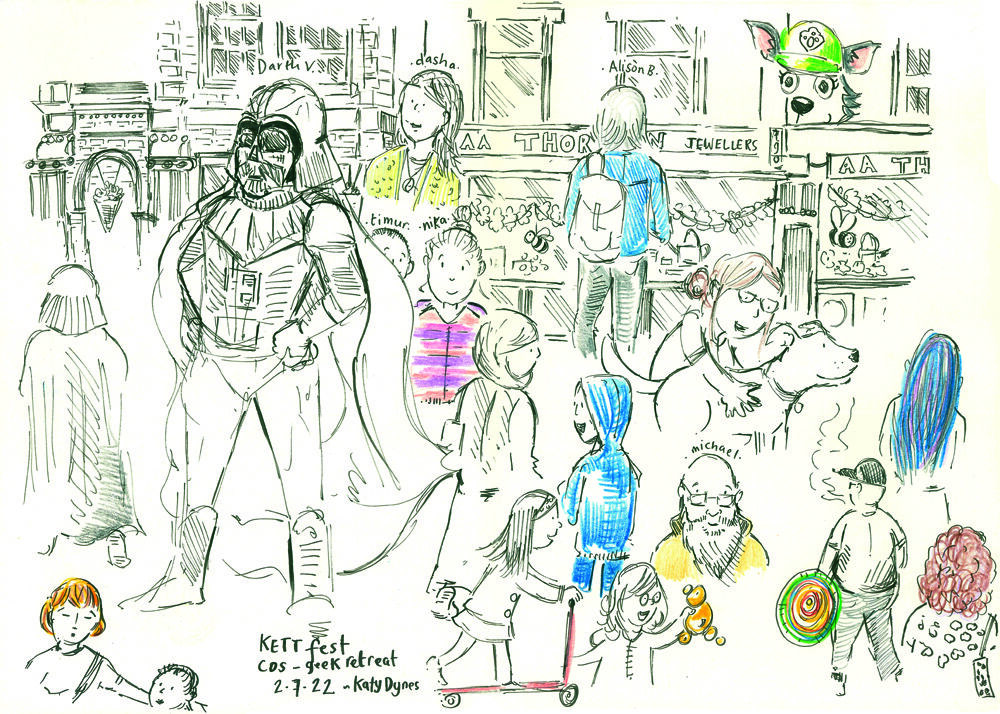 KettFest PRINT with Darth Vader- Katy Dynes 2022
