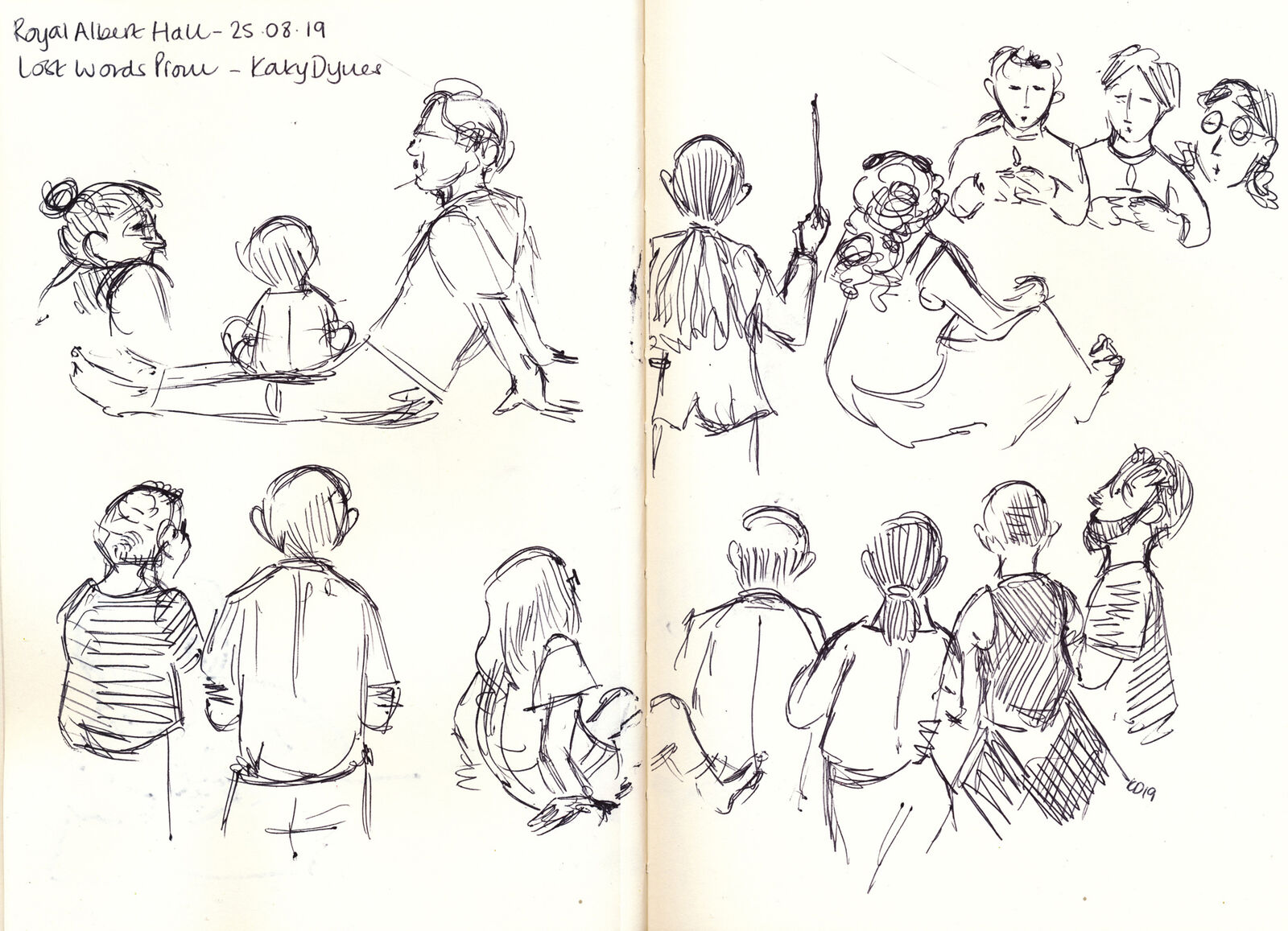 SKETCHBOOK- Lost Words - by Katy Dynes