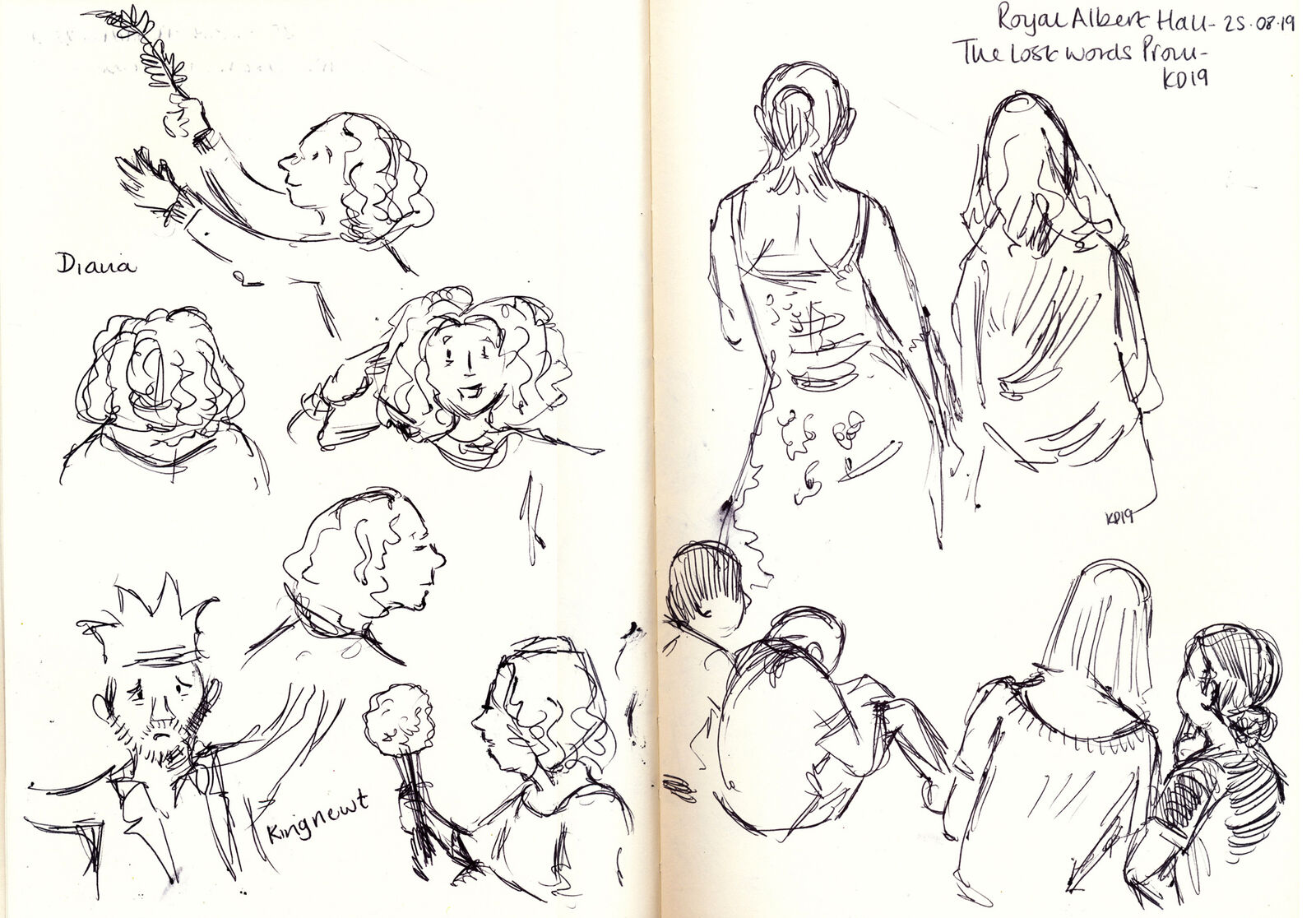 SKETCHBOOK- Lost Words 2- by Katy Dynes