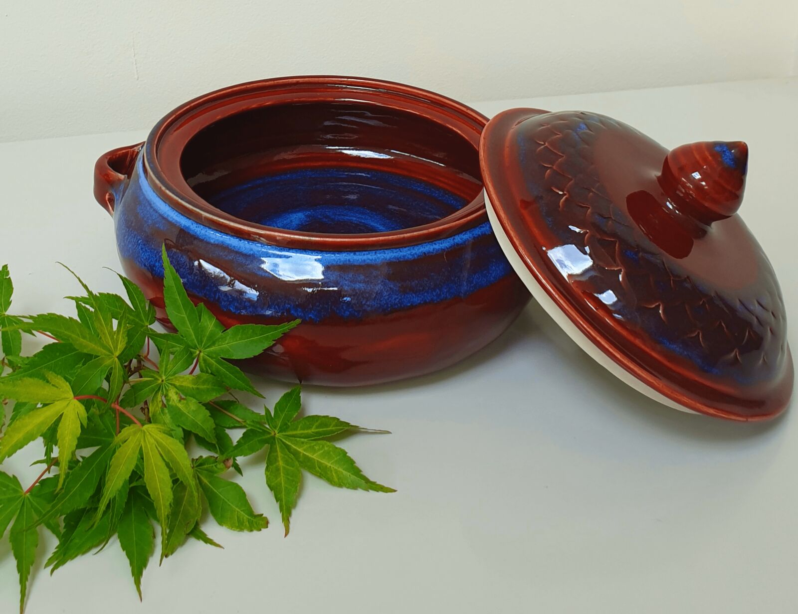 Deep Red Casserole Dish