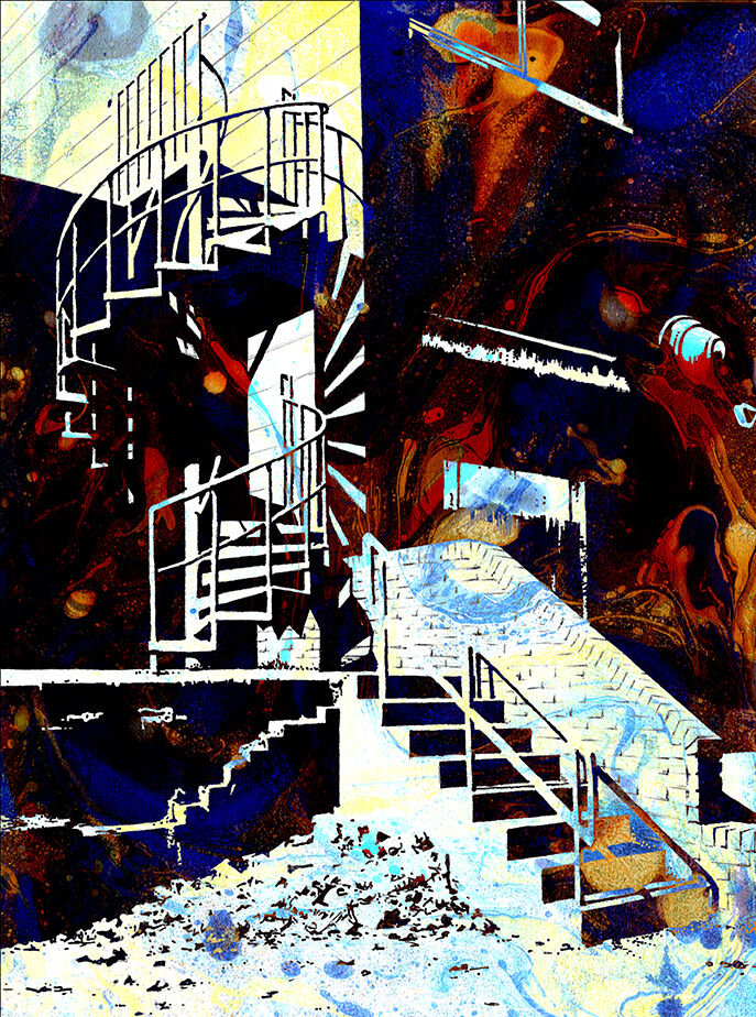 Spiral Steps, Pebble Lane, Wellingborough