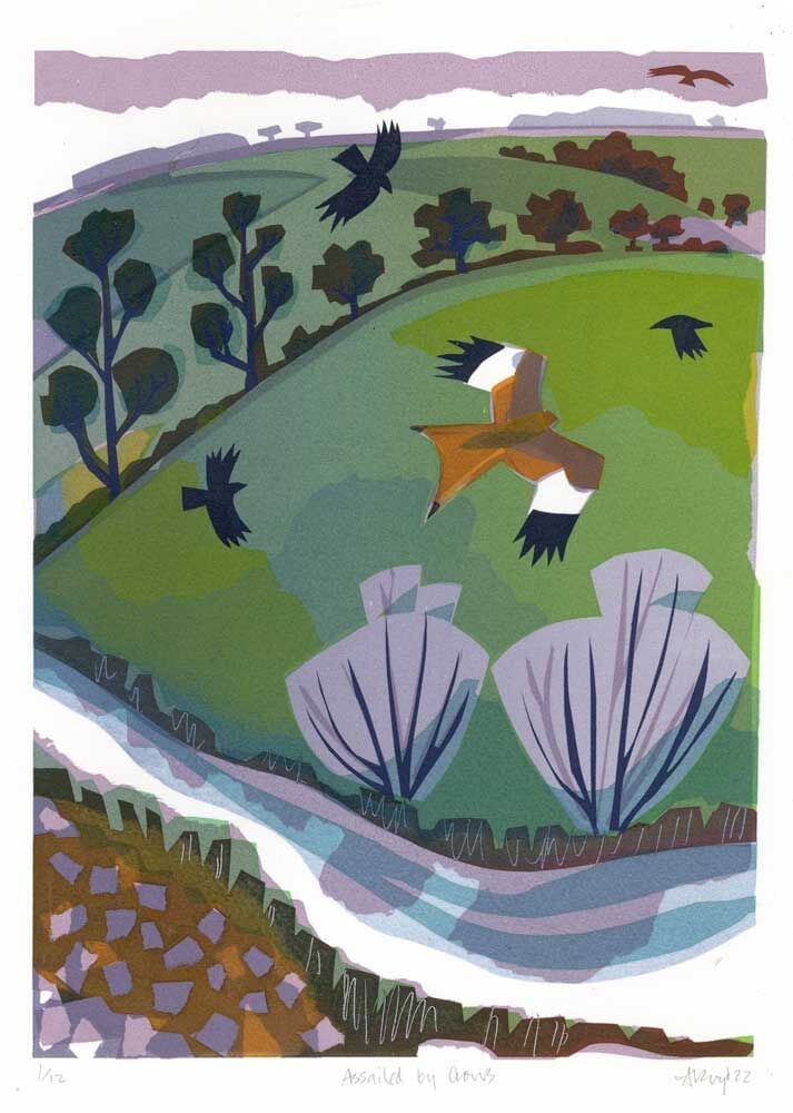 CE31 - Assailed by Crows - by - Carry Akroyd