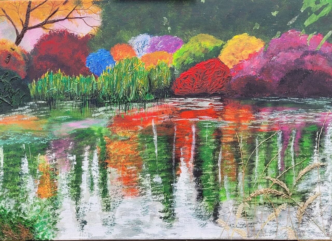 CE33 - River Nene 1 - by - Catherine Arrowsmith