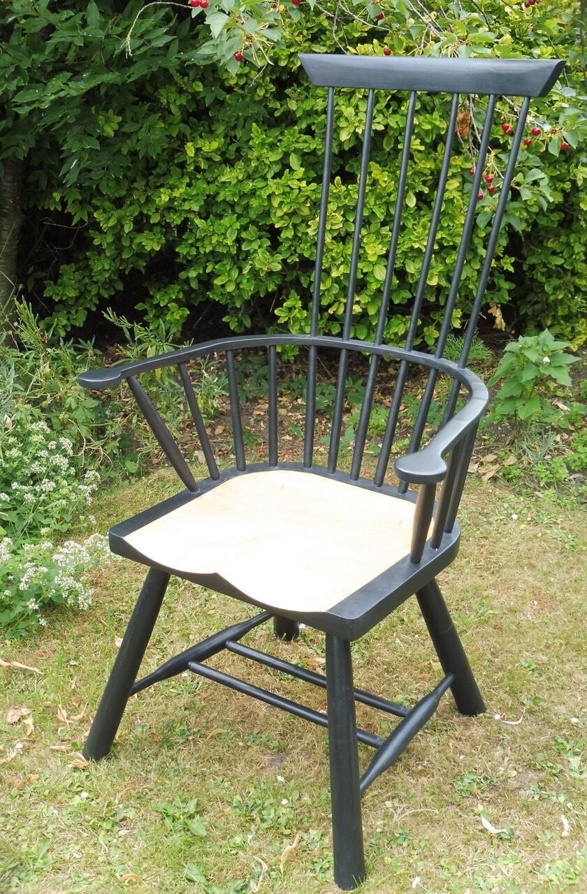 CE61 - Fan back armchair - by - David Haynes