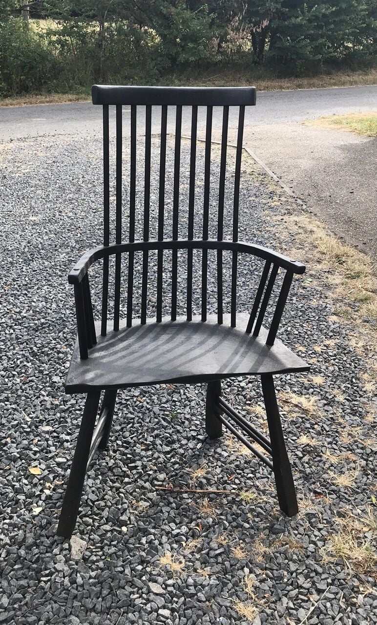 CE82 - Black Chair - by - Gordon Monk