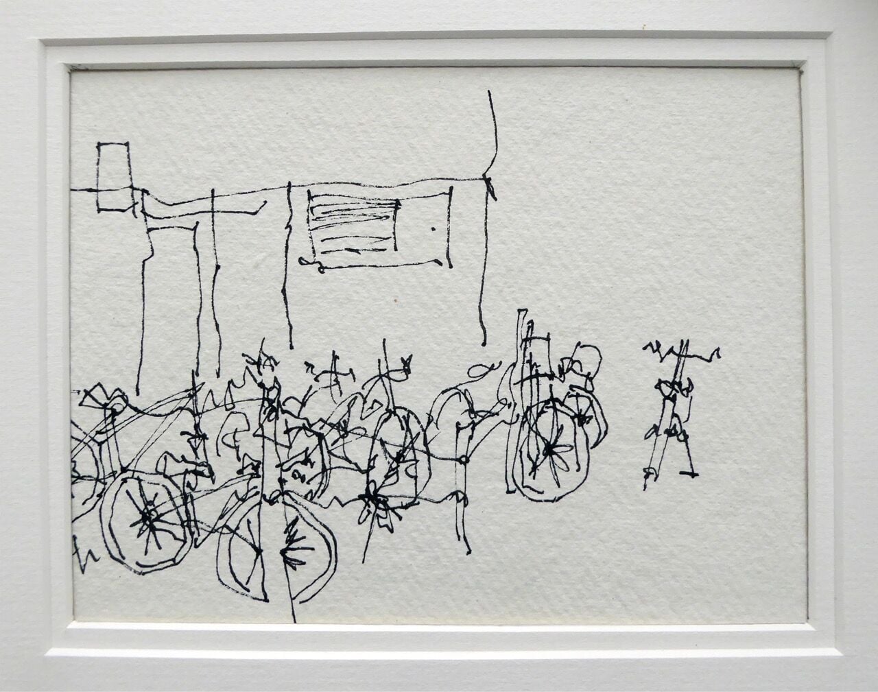 CE92 - 'Bicycles - Stanwick Lakes' - by - Ian Luck