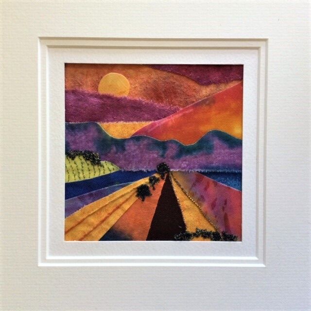 CE116 - Golden Landscape - by - Karin Kirk