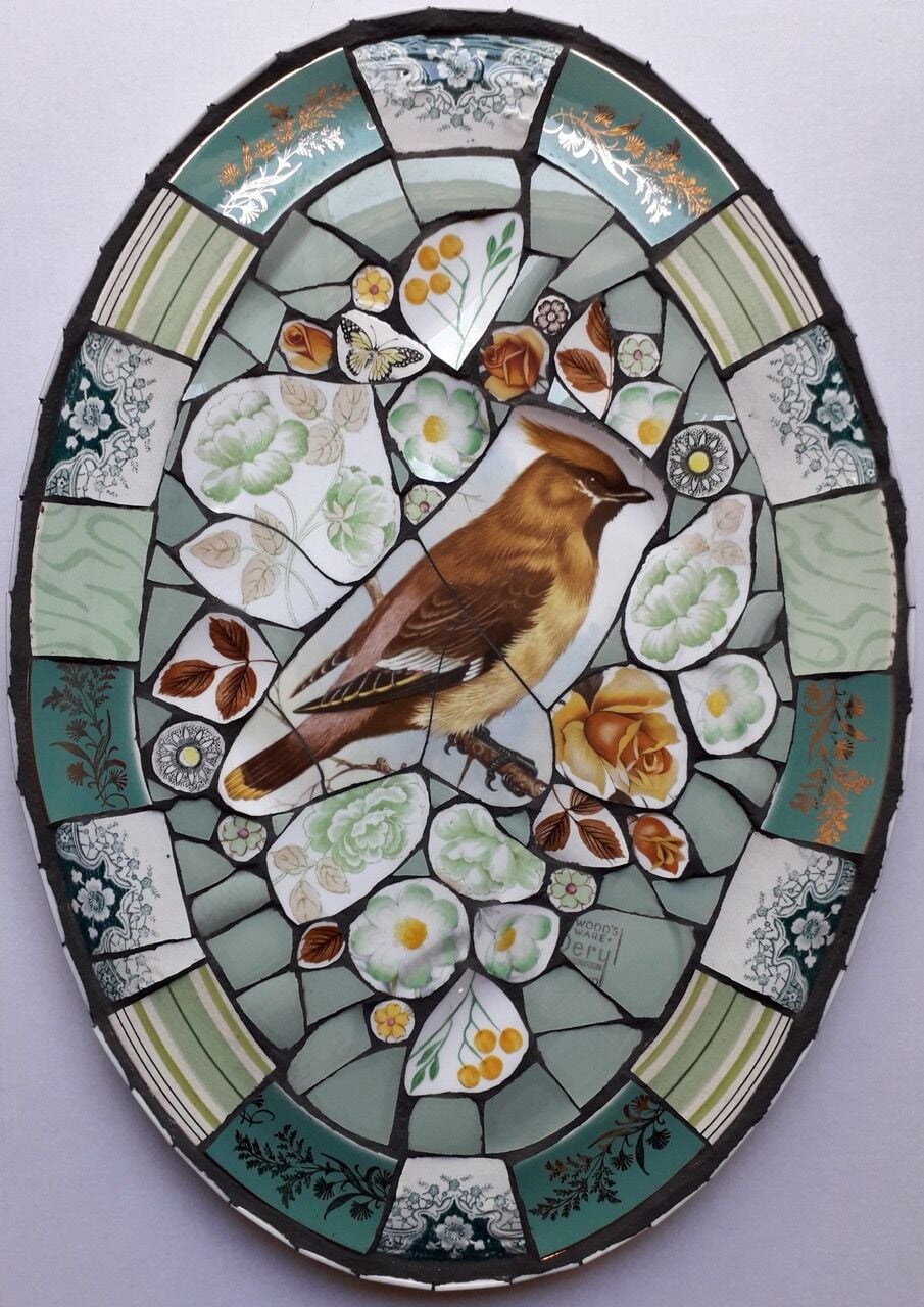 CE122 - Waxwing - by - Kelly Gardner