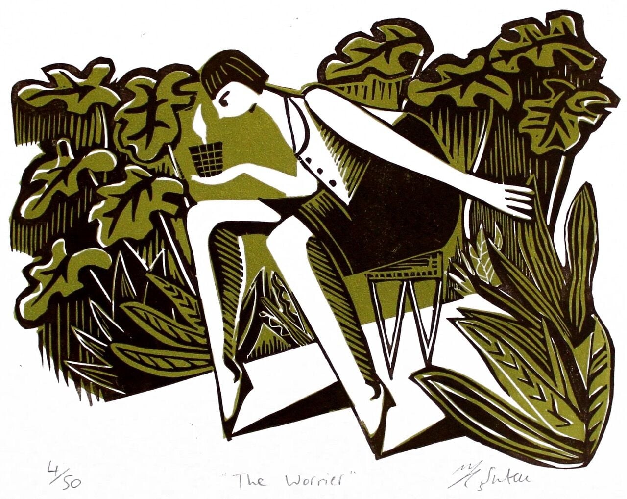 CE123 - The Worrier - by - Kerrie Suteu