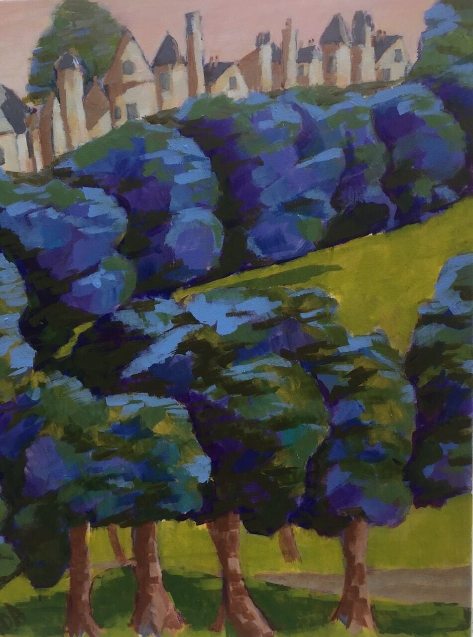 CE159 - Edinburgh View - by - Maureen M Anderson