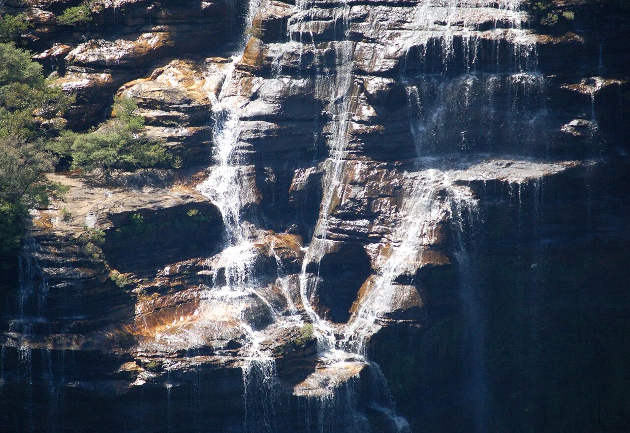 CE227 - Rock Falls, North Island, NZ - by - Val Sibley