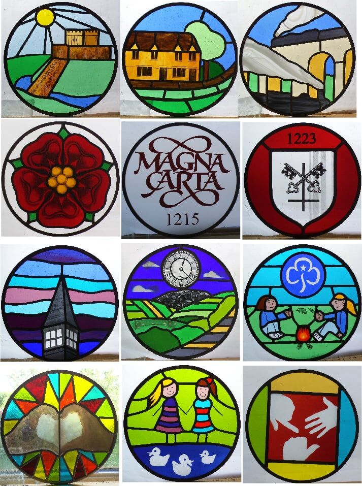 Selection of roundels for Brackley Town Hall