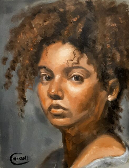 Portrait of a young woman